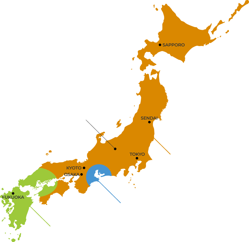 JAPAN MAP